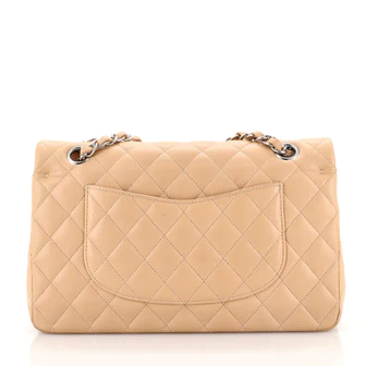 Chanel Classic Double Flap Bag Quilted Lambskin Medium