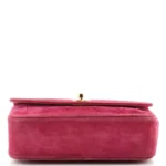 Chanel Medium Boy Bag Red Lambskin Antique Gold Hardware