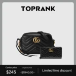 GG Marmont mini shoulder bag+GUCCI continental wallet