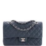 Chanel Coco Top Handle Bag Chevron Calfskin Medium
