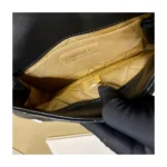 Chanel CC Pearl Coin Card Holder with Chain Quilted Caviar