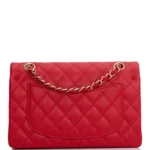 Chanel Small Classic Double Flap Navy Lambskin Light Gold Hardware