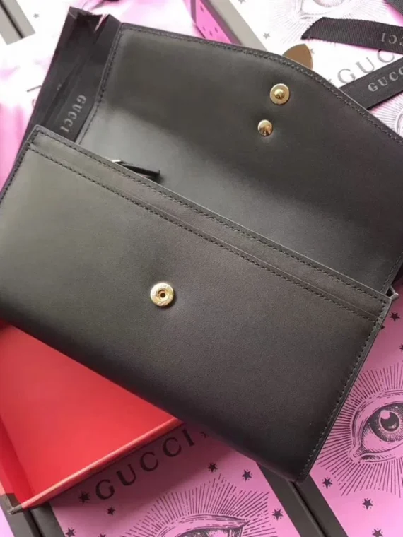 Gucci Sylvie leather continental wallet 476084