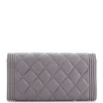 Chanel Boy Flap Bag Chevron Calfskin Old Medium