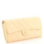 Chanel Coco Punk Chain Clutch Quilted Gradient Metallic Lambskin