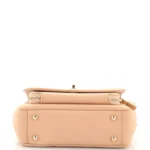 Chanel Small Classic Double Flap White Caviar Light Gold Hardware