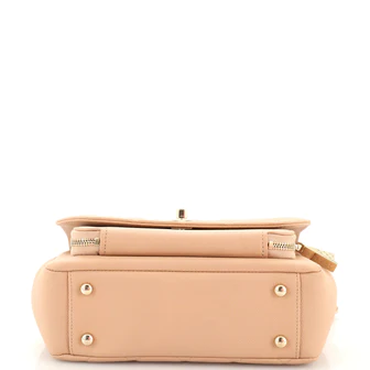 Chanel Small Classic Double Flap White Caviar Light Gold Hardware