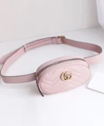 Gucci GG Marmont Matelasse Leather Belt Bag 476434