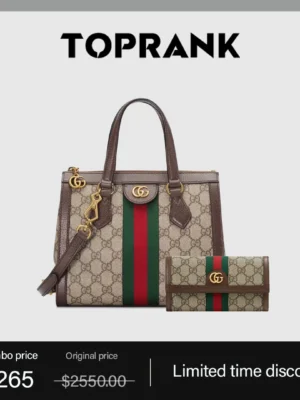 Ophidia GG small tote bag+GUCCI continental wallet