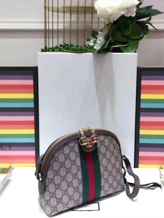 Gucci Ophidia GG small shoulder bag 499621 Dark Coffee