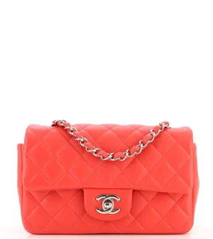 Chanel Medium Classic Double Flap Bag Rose Sakura Tweed Light Gold Hardware