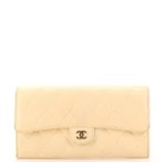 Chanel Coco Punk Chain Clutch Quilted Gradient Metallic Lambskin