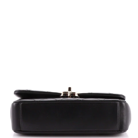 Chanel Small Classic Double Flap Red Caviar Light Gold Hardware