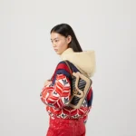 GG Marmont small shoulder bag with wool trim