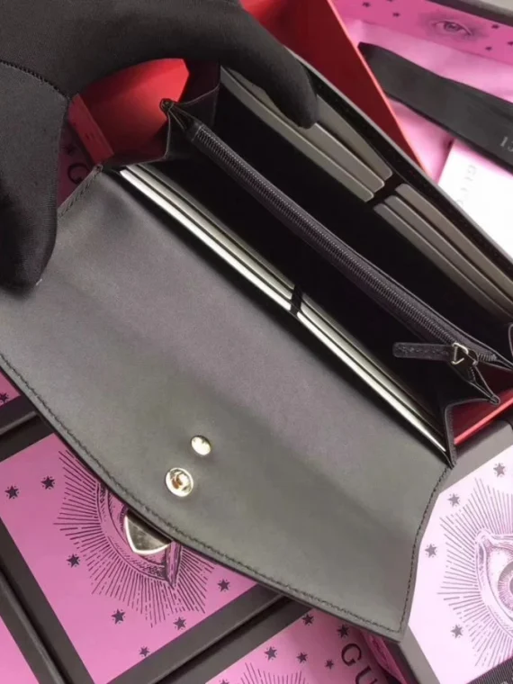 Gucci Sylvie leather continental wallet 476084