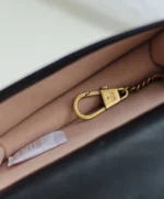 Gucci Marmont GG Mini Quilted Black Leather Cross Body Bag 488426 Black