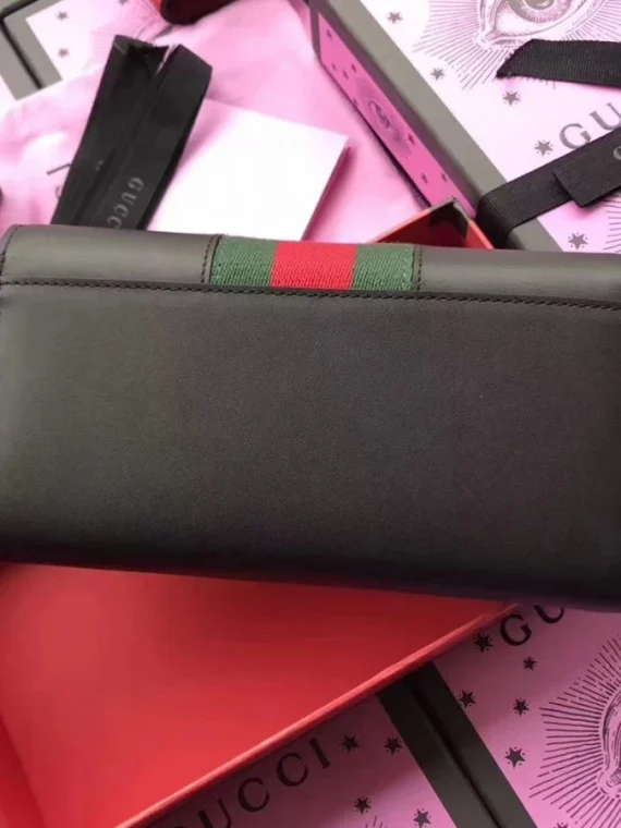 Gucci Sylvie leather continental wallet 476084