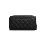 Chanel Medium Classic Double Flap Bag SO Black Crumpled Calfskin Black Hardware