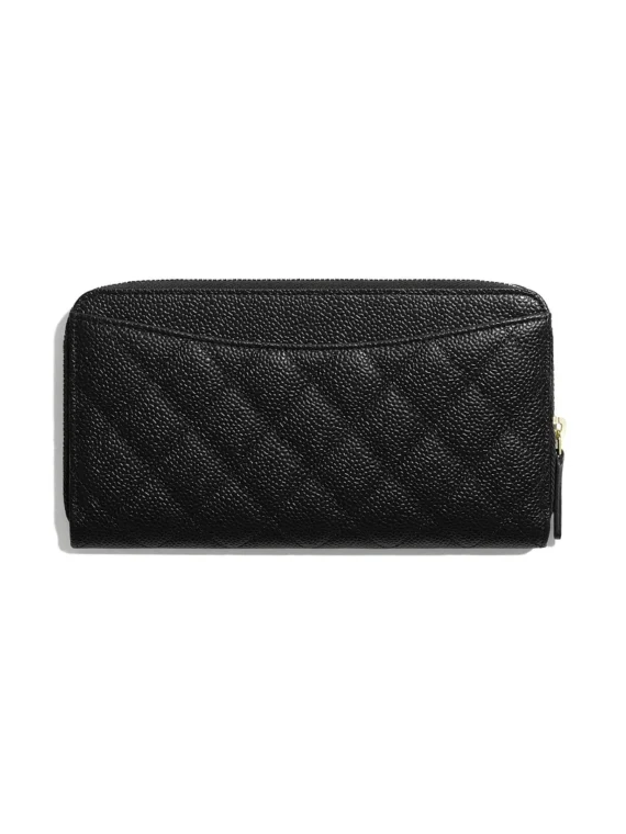 Chanel Medium Classic Double Flap Bag SO Black Crumpled Calfskin Black Hardware
