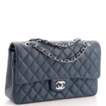 Chanel Coco Top Handle Bag Chevron Calfskin Medium