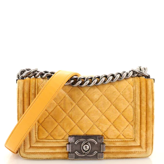 Chanel Classic Vanity Case with Chain Quilted Caviar Small