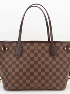 Louis Vuitton N51109 Neverfull PM Shoulder Bag Damier Ebene Canvas