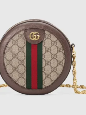 Ophidia mini GG round shoulder bag