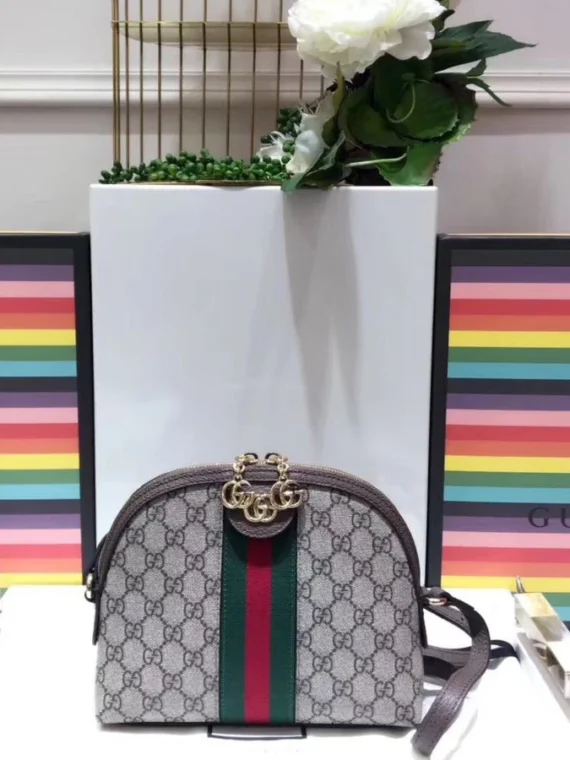 Gucci Ophidia GG small shoulder bag 499621 Dark Coffee