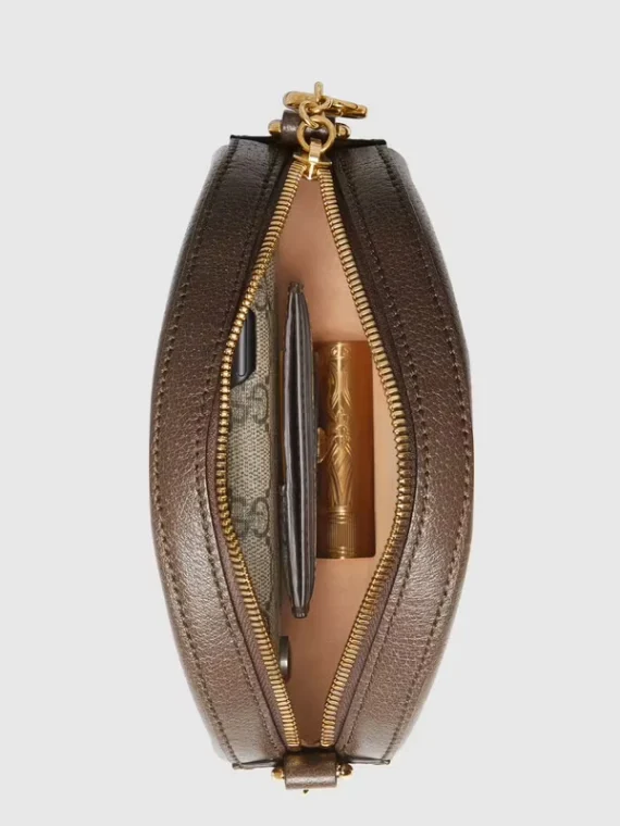 Ophidia mini GG round shoulder bag