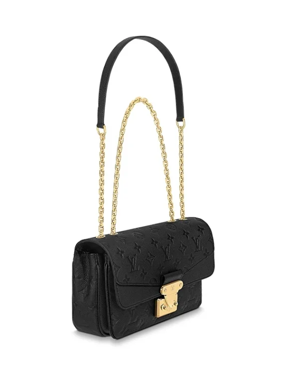 Louis Vuitton Marceau Chain Bag Black M46200