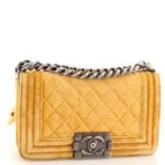 Chanel Classic Vanity Case with Chain Quilted Caviar Small