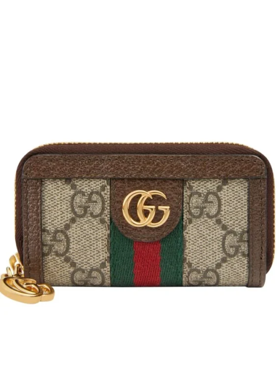 Gucci Ophidia GG key case 523157 Dark Coffee