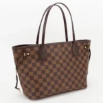 Louis Vuitton N51109 Neverfull PM Shoulder Bag Damier Ebene Canvas