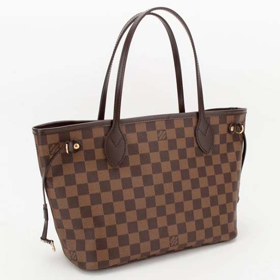 Louis Vuitton N51109 Neverfull PM Shoulder Bag Damier Ebene Canvas