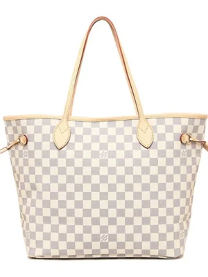 Louis Vuitton N51108 Neverfull GM Shoulder Bag Damier Azur Canvas