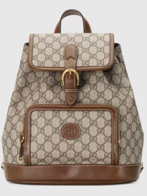 Backpack with Interlocking G