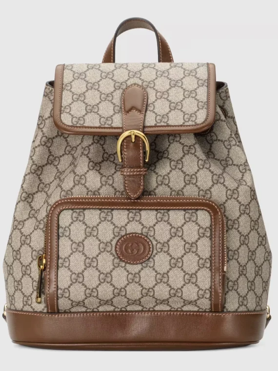 Backpack with Interlocking G