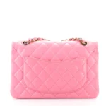 Chanel Classic Single Flap Bag Quilted Iridescent Lambskin Mini
