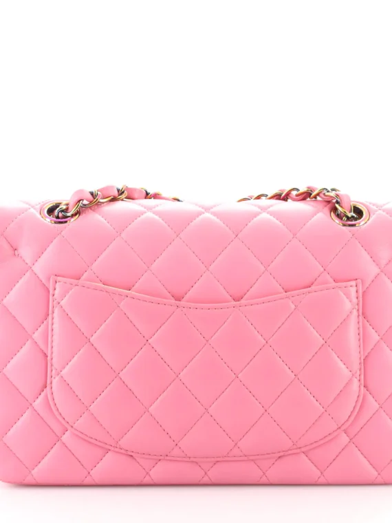Chanel Classic Single Flap Bag Quilted Iridescent Lambskin Mini
