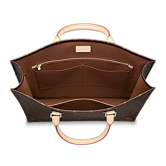Louis Vuitton M40805 Sac Plat NM Tote Bag Monogram Canvas