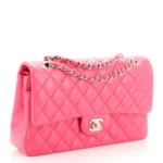 Chanel Boy Flap Bag Cube Embossed Lambskin Old Medium