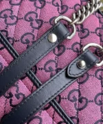 Gucci GG Marmont Multicolor Mini Top Handle Bag 583571 Pink