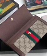 Gucci Ophidia GG continental wallet 523153 Dark Coffee