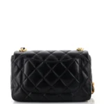 Pre-owned Chanel Jumbo Classic Double Flap Bag Black Caviar Gold Hardware