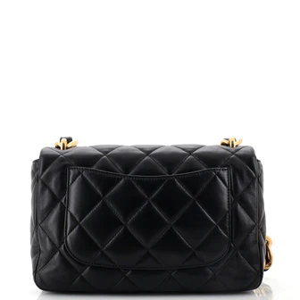 Pre-owned Chanel Jumbo Classic Double Flap Bag Black Caviar Gold Hardware