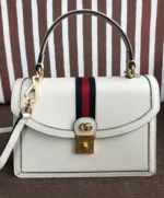 Gucci Ophidia Small Top Handle Bag With Web 652683