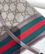 Gucci Ophidia Mini GG Bucket Bag 550620 Dark Coffee