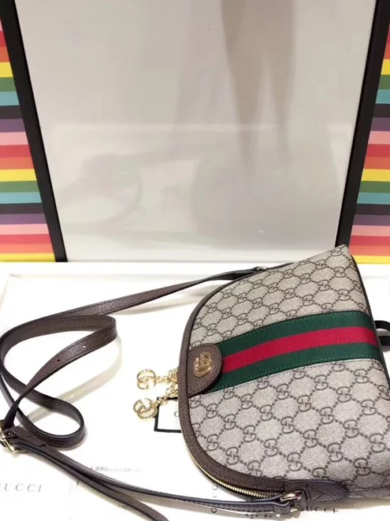 Gucci Ophidia GG small shoulder bag 499621 Dark Coffee