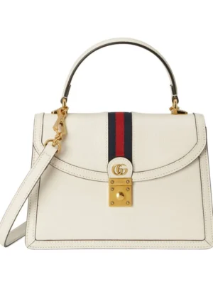 Gucci Ophidia Small Top Handle Bag With Web 652683