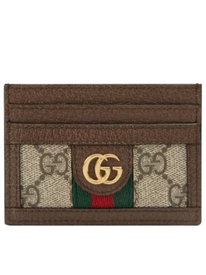 Gucci Ophidia GG card case 523159 Dark Coffee